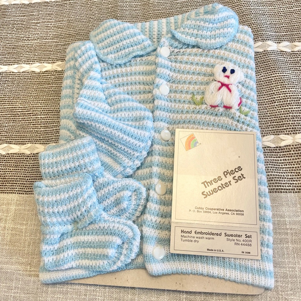Grow Time 3 Piece Sweater Set